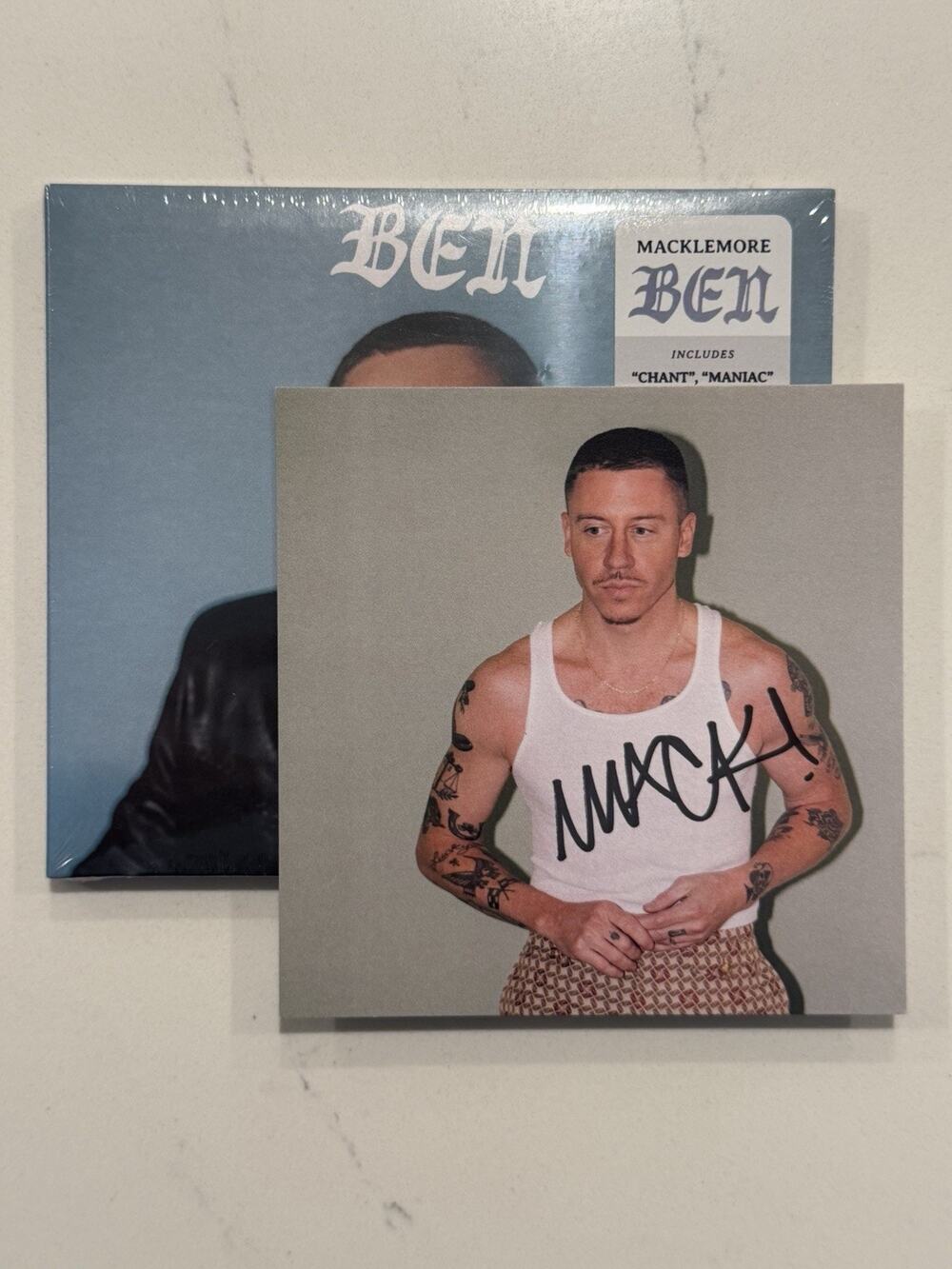 Macklemore SIGNED Ben CD Album Official The Heist Brand New AUTOGRAPHED #7